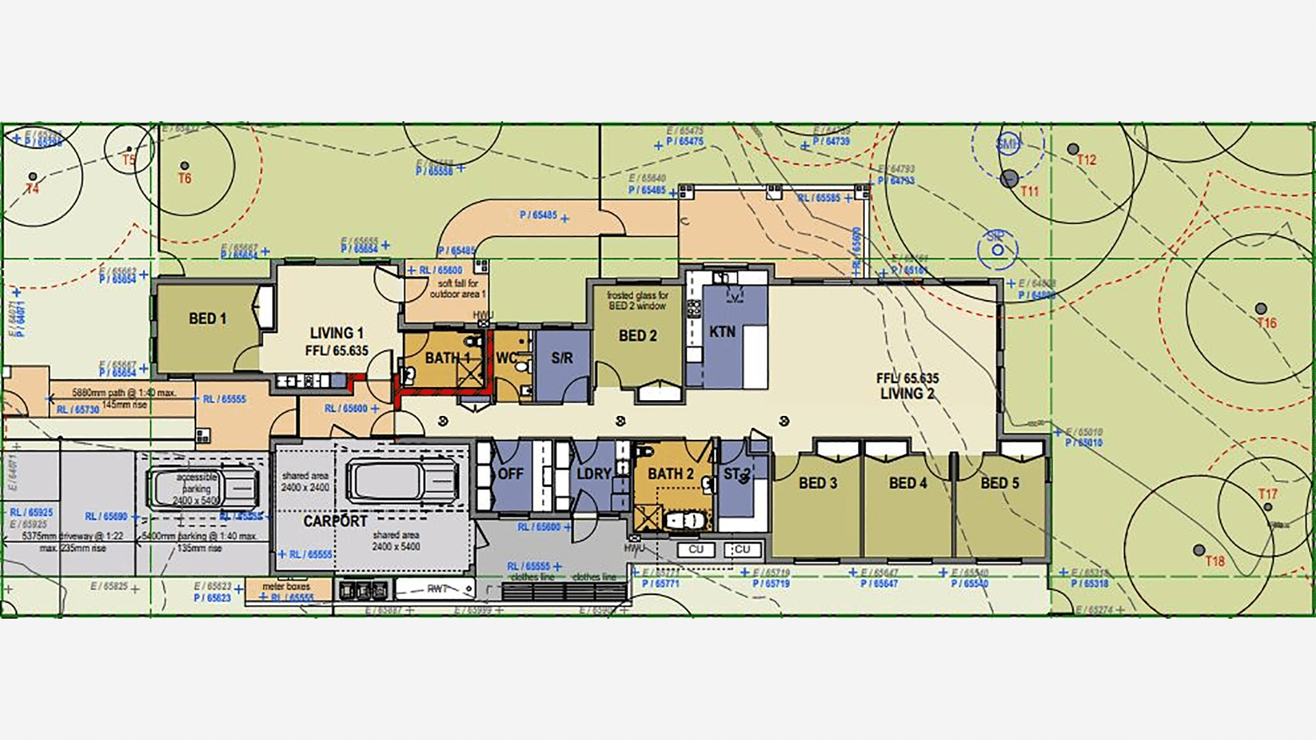 Floor plan of the Blacktown 1 property