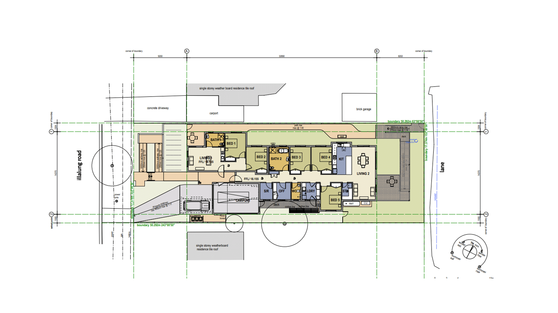 Floor plan of the lambton 2 property
