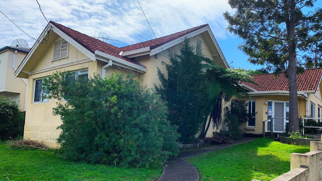 Front view of the West Ryde 2 property.