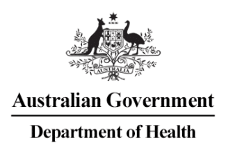 Australian government department of health logo
