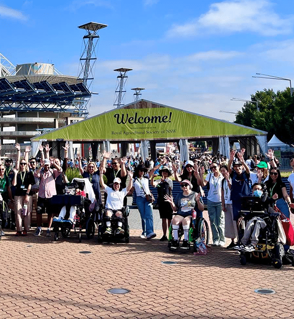 A group of lifestyles participants at the Easter Show