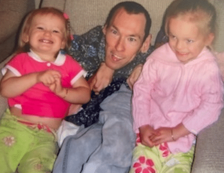 Michael with his two nieces