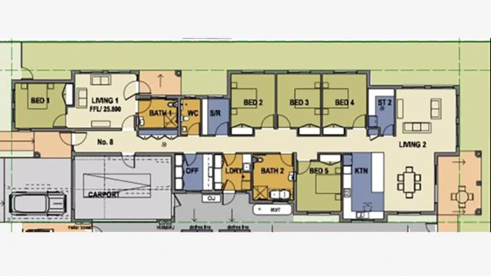 Floor plan for Long Jetty 1