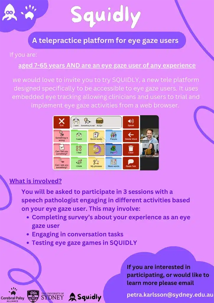 Squidly recruitment flyer