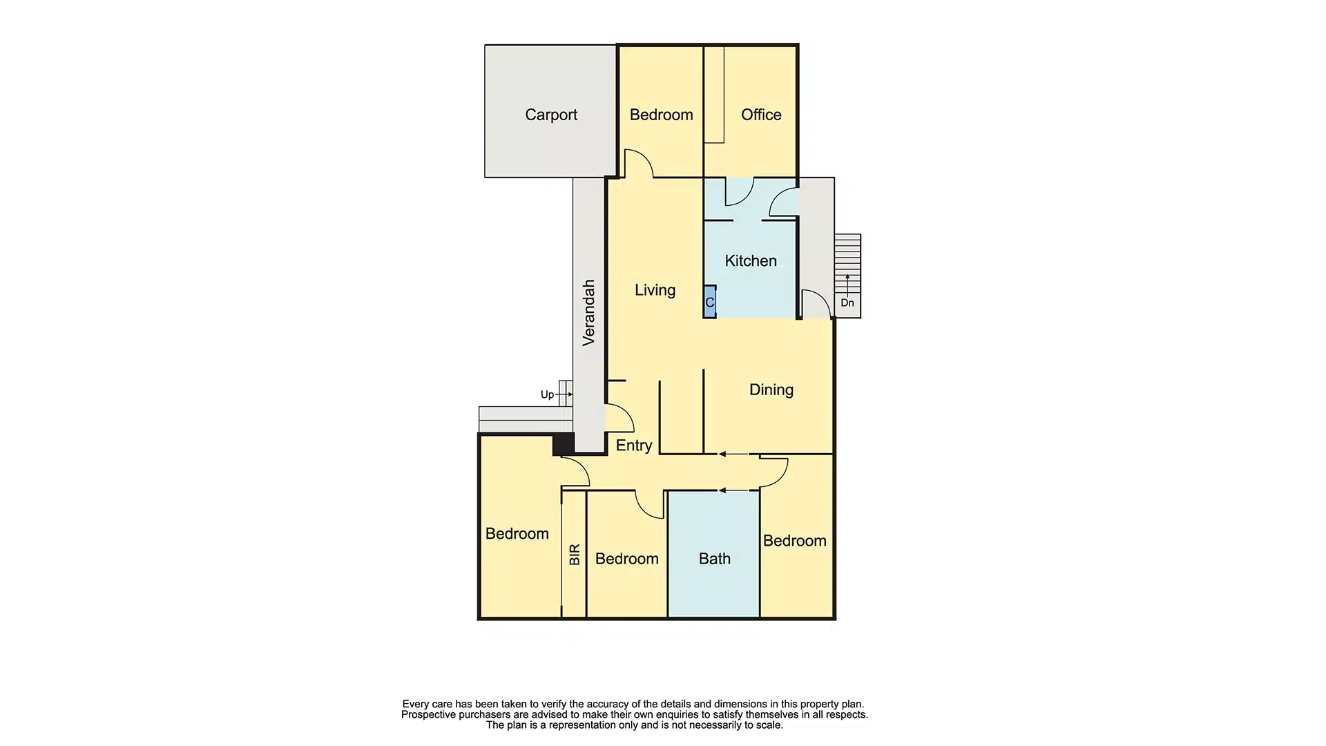Floorplan for the Hornby property