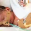 A premature baby in the NICU