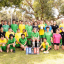 Group of kids dressed in sportswear at a football multi sports camp