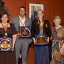 Tamsin with a group of people after receiving her award